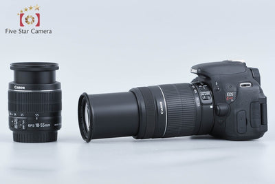 【中古】Canon キヤノン EOS Kiss X5 ダブルズームレンズキット シャッター回数僅少