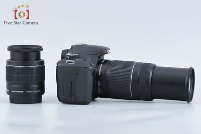 【中古】Canon キヤノン EOS Kiss X5 ダブルズームレンズキット シャッター回数僅少