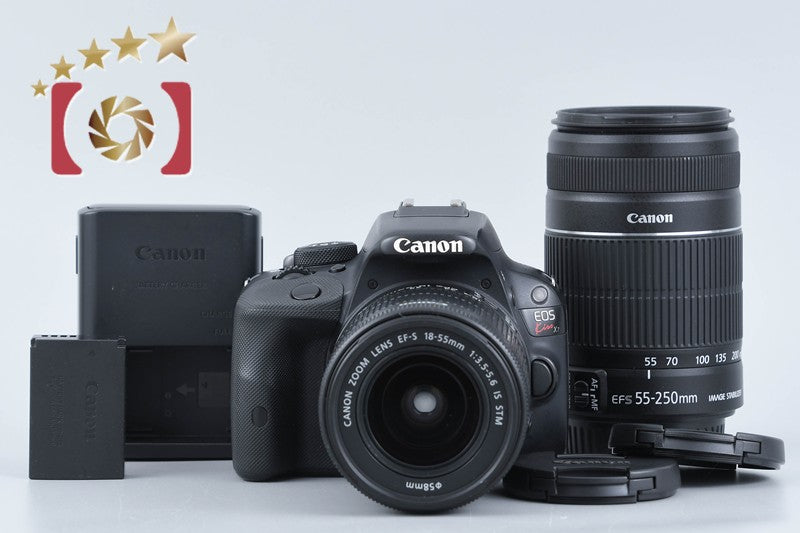 【中古】Canon キヤノン EOS Kiss X7 ダブルズームキット ブラック