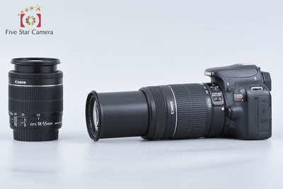 【中古】Canon キヤノン EOS Kiss X7 ダブルズームキット ブラック