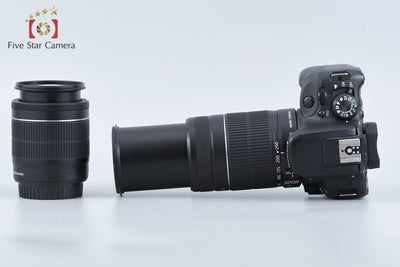【中古】Canon キヤノン EOS Kiss X7 ダブルズームキット ブラック