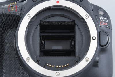 【中古】Canon キヤノン EOS Kiss X7 ダブルズームキット ブラック