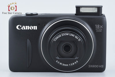 【中古】Canon キヤノン PowerShot SX600 HS ブラック コンパクトデジタルカメラ