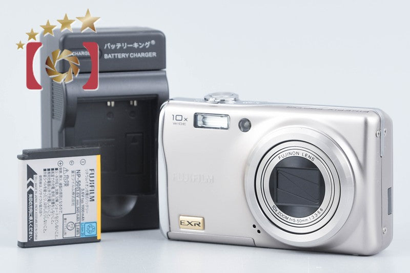 【中古】FUJIFILM 富士フイルム FinePix F80EXR シルバー コンパクトデジタルカメラ