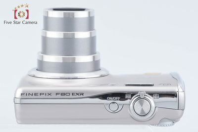 【中古】FUJIFILM 富士フイルム FinePix F80EXR シルバー コンパクトデジタルカメラ