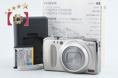 【中古】FUJIFILM 富士フイルム FINEPIX F550EXR シャンパンゴールド コンパクトデジタルカメラ