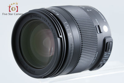 【中古】SIGMA シグマ 18-200mm f/3.5-6.3 DC OS HSM Contemporary ニコン用