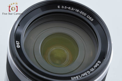 【中古】SONY ソニー E 18-200mm f/3.5-6.3 OSS SEL18200 シルバー 元箱付き