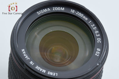 【中古】SIGMA シグマ 18-200mm f/3.5-6.3 DC ペンタックス用