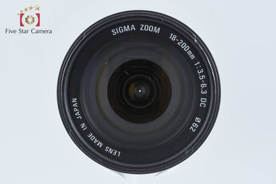【中古】SIGMA シグマ 18-200mm f/3.5-6.3 DC ペンタックス用
