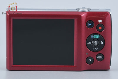 【中古】Canon キヤノン IXY 130 レッド コンパクトデジタルカメラ