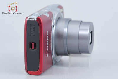 【中古】Canon キヤノン IXY 130 レッド コンパクトデジタルカメラ