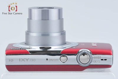【中古】Canon キヤノン IXY 130 レッド コンパクトデジタルカメラ