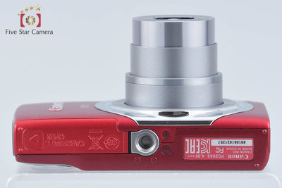 【中古】Canon キヤノン IXY 130 レッド コンパクトデジタルカメラ
