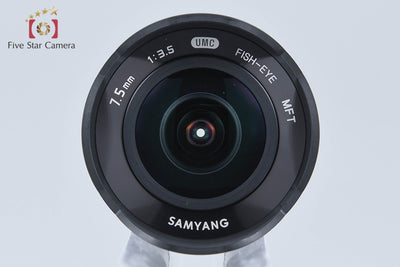 【中古】SAMYANG サムヤン 7.5mm f/3.5 UMC FISH-EYE マイクロフォーサーズ用 元箱付き