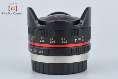 【中古】SAMYANG サムヤン 7.5mm f/3.5 UMC FISH-EYE マイクロフォーサーズ用 元箱付き