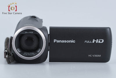 【中古】Panasonic パナソニック HC-V360M ブラック デジタルハイビジョンビデオカメラ