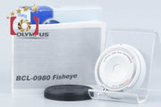 【中古】OLYMPUS オリンパス フィッシュアイボディーキャップレンズ BCL-0980（9mm F8.0 Fisheye）ホワイト 元箱付き