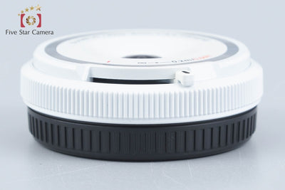 【中古】OLYMPUS オリンパス フィッシュアイボディーキャップレンズ BCL-0980（9mm F8.0 Fisheye）ホワイト 元箱付き