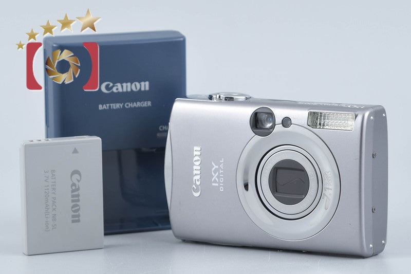 【中古】Canon キヤノン IXY Digital 900 IS シルバー コンパクトデジタルカメラ