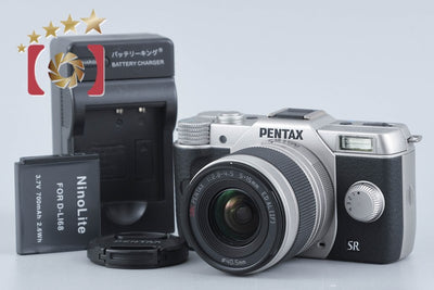 【中古】PENTAX ペンタックス Q10 ズームレンズキット シルバー シャッター回数僅少