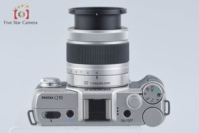 【中古】PENTAX ペンタックス Q10 ズームレンズキット シルバー シャッター回数僅少
