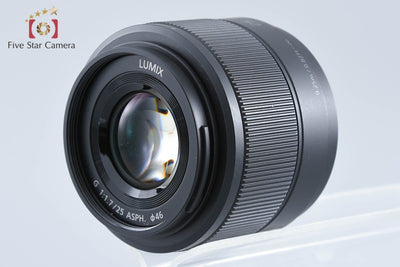【中古】Panasonic パナソニック LUMIX G 25mm f/1.7 ASPH. H-H025 ブラック