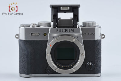 【中古】FUJIFILM 富士フイルム X-T30 シルバー ミラーレス一眼カメラ