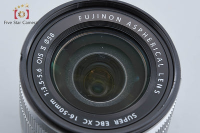 【中古】FUJIFILM 富士フイルム XC 16-50mm f/3.5-5.6 OIS II ASPHERICAL シルバー