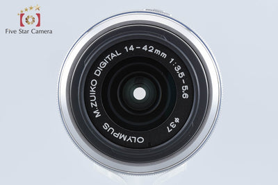 【中古】OLYMPUS オリンパス M.ZUIKO DIGITAL 14-42mm f/3.5-5.6 II R シルバー