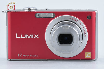 【中古】Panasonic パナソニック LUMIX DMC-FX40 フレッシュレッド コンパクトデジタルカメラ