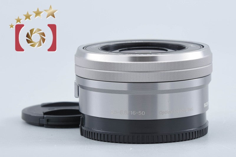 【中古】SONY ソニー E PZ 16-50mm f/3.5-5.6 OSS SELP1650 シルバー
