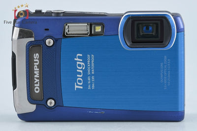 【中古】OLYMPUS オリンパス TOUGH TG-820 ブルー 防水デジタルカメラ シャッター回数僅少