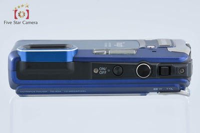 【中古】OLYMPUS オリンパス TOUGH TG-820 ブルー 防水デジタルカメラ シャッター回数僅少