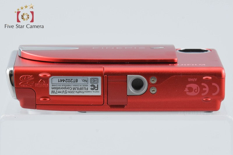 【中古】FUJIFILM 富士フイルム FinePix Z20fd レッド コンパクトデジタルカメラ - 7枚目