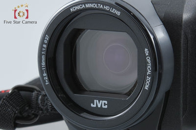 【中古】JVC ケンウッド Everio R GZ-R75K ブラック ハイビジョンメモリームービー ビデオカメラ 元箱付き