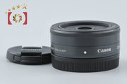 【中古】Canon キヤノン EF-M 22mm f/2 STM ブラック
