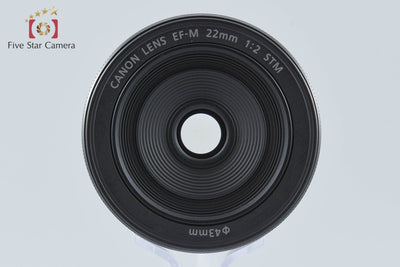 【中古】Canon キヤノン EF-M 22mm f/2 STM ブラック