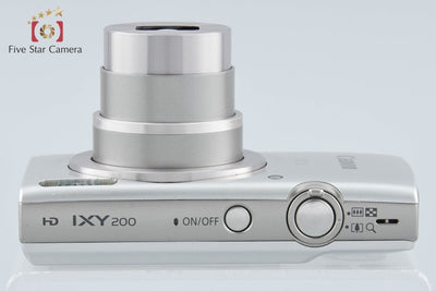 【中古】Canon キヤノン IXY 200 シルバー コンパクトデジタルカメラ