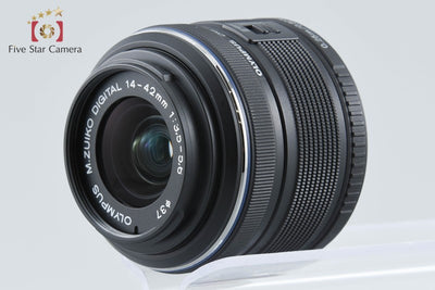 【中古】OLYMPUS オリンパス M.ZUIKO DIGITAL 14-42mm f/3.5-5.6 II R ブラック
