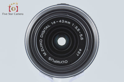 【中古】OLYMPUS オリンパス M.ZUIKO DIGITAL 14-42mm f/3.5-5.6 II R ブラック