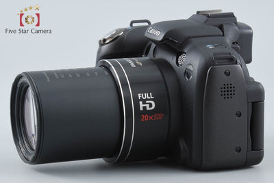 【中古】Canon キヤノン PowerShot SX1 IS ブラック コンパクトデジタルカメラ
