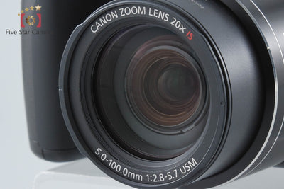【中古】Canon キヤノン PowerShot SX1 IS ブラック コンパクトデジタルカメラ
