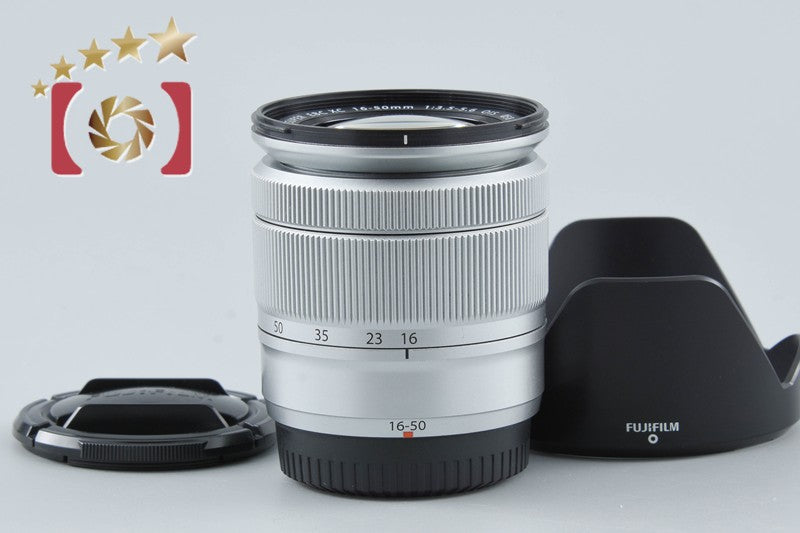 【中古】FUJIFILM 富士フイルム XC 16-50mm f/3.5-5.6 OIS ASPHERICAL シルバー