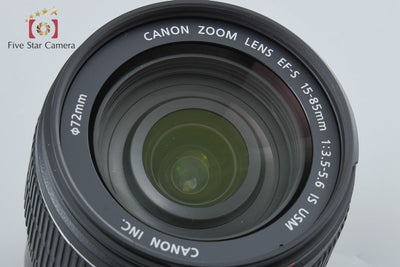 【中古】Canon キヤノン EF-S 15-85mm f/3.5-5.6 IS USM