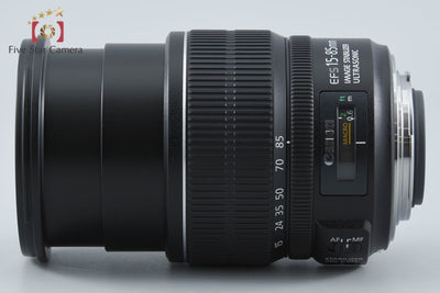 【中古】Canon キヤノン EF-S 15-85mm f/3.5-5.6 IS USM