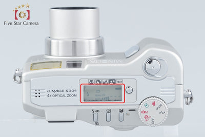 【中古】KONICA MINOLTA コニカミノルタ DiMAGE S304 コンパクトデジタルカメラ