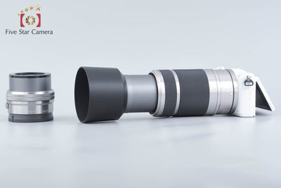 【中古】SONY ソニー α5100 ILCE-5100 ダブルズームレンズキット ホワイト シャッター回数僅少 元箱付き 多言語対応