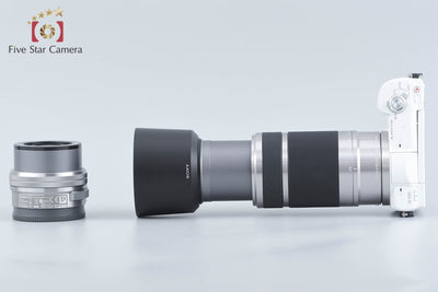 【中古】SONY ソニー α5100 ILCE-5100 ダブルズームレンズキット ホワイト シャッター回数僅少 元箱付き 多言語対応