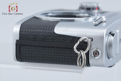 【中古】OLYMPUS オリンパス PEN FV シルバー フィルム一眼レフカメラ